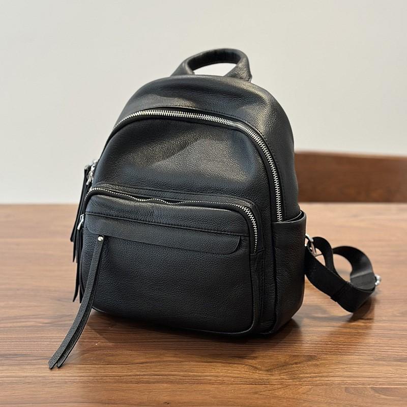 Johnature Multi Layer Leisure Backpack Genuine Leather Women s Bag Soft Cowhide Large Capacity Travel Backpack