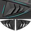 2pcs Car Rear Window Shutter Cover Trim Window Louver Side Vent Trim For Tesla Model 3 Model Y 2017-  Accessories