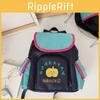 Modern Unisex Large Capacity Canvas School Backpack For Trendy Kids Fashion