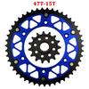 Motorcycle Parts 15T 45T-52T Front Rear Sprockets For KTM 690SM 690SMR 620 690 SM SMC SMR 640 LC4 Duke 790 890 Adventure R Rally