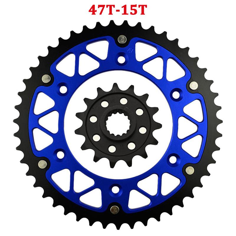 Motorcycle Parts 15T 45T-52T Front Rear Sprockets For KTM 690SM 690SMR 620 690 SM SMC SMR 640 LC4 Duke 790 890 Adventure R Rally