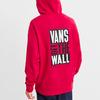 Vans Logo Print Hoodie Men Tops Red VN0A4ML3IZQ