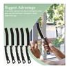 Hard Bristles Cleaning Brush - 5 Pieces Bathroom Cleaning Goods | Hard Brush Ergonomic Design for Oven, Window, Ventilation, Bathtub, Stove, Kitchen