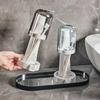 1pc Modern & Clear Bathroom Toothbrush Holder with Spill-Proof Design & Waterproof Base - Freestanding Toothbrush Cup with Toothbrush Storage