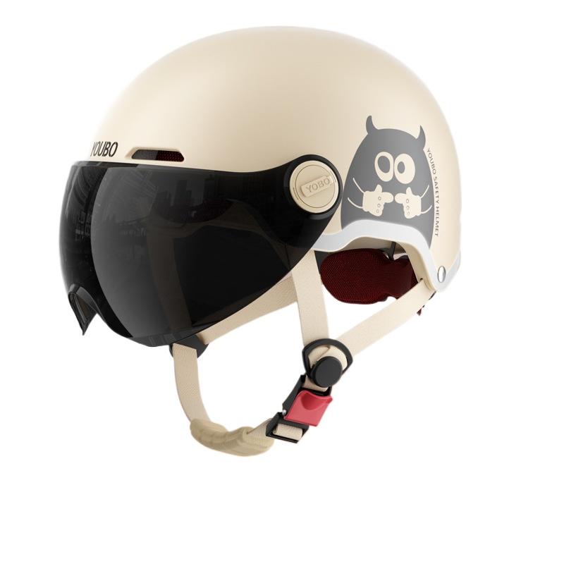 Electric Car Helmet Couple Four Seasons Universal Battery Motorcycle Men's Half Helmet Helmet