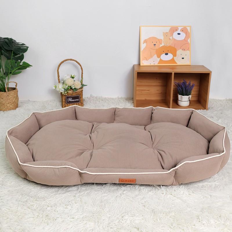 Pet Dog Bed Round Nest With Non-Slip Base Warm Soft Cushion Small Medium Dogs Cats All Season