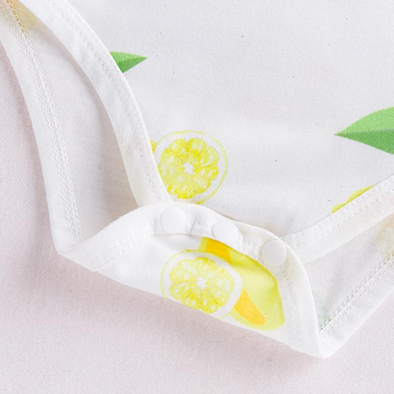 Baby Romper Summer Newborn Clothing Fruit Printed Short Flying Sleeve Romper