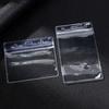 1PC PVC ID Card Badge Holder Transparent Name Card Protector Cover New Employee Card Case