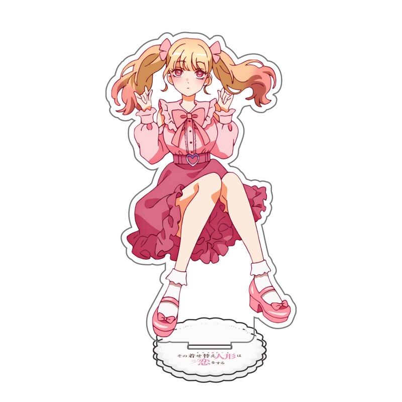 Anime My Dress Up Darling HD Acrylic Stand Figure Kitagawa Marin Gojo Wakana Model Plate Desk Decor Standing Sign Room Ornaments