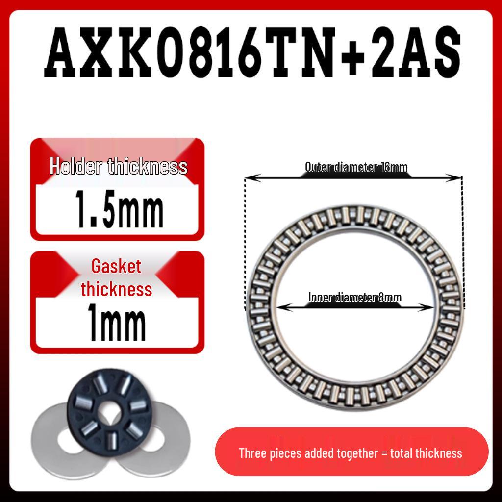 AXK Axial-Nadellager (Identifikation: 5-50 mm, Flach)