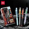 Deli 4/8pcs 0.5mm Black Ink Quick-drying Gel Pens Office Supplies Stationery Signing Pen School Student Supplies Gift