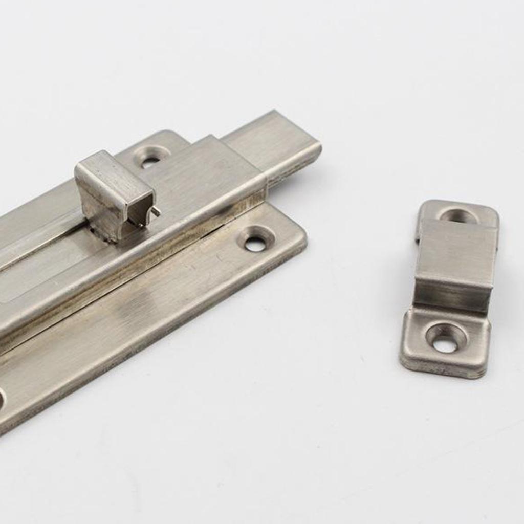 Sturdy Door Security Slide Latch Lock with Screws 3inch 3Pcs Garden