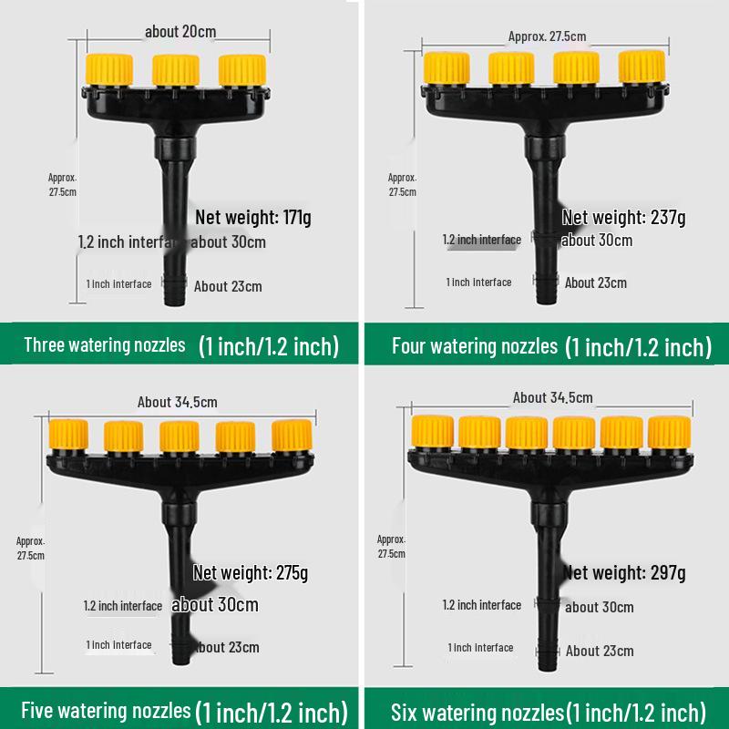 Garden Greenery Irrigation Spray Head for Vegetables & Flowers