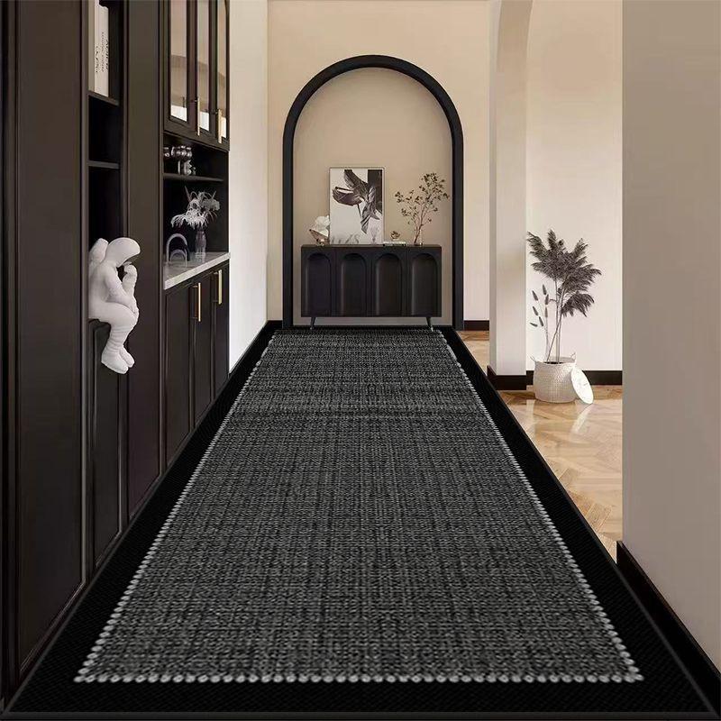 Modern Light Luxury Corridor Long Carpet Anti Slip Washable Floor Mat Entrance Corridor Kitchen Home Decoration