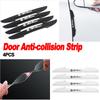 4 STKS RUBBERen Auto Bumper Anti-botsing Strips Deur Beschermer Sticker Auto Accessoire Voor Alfa Romeo Stelvio Sportiva GT 147 156