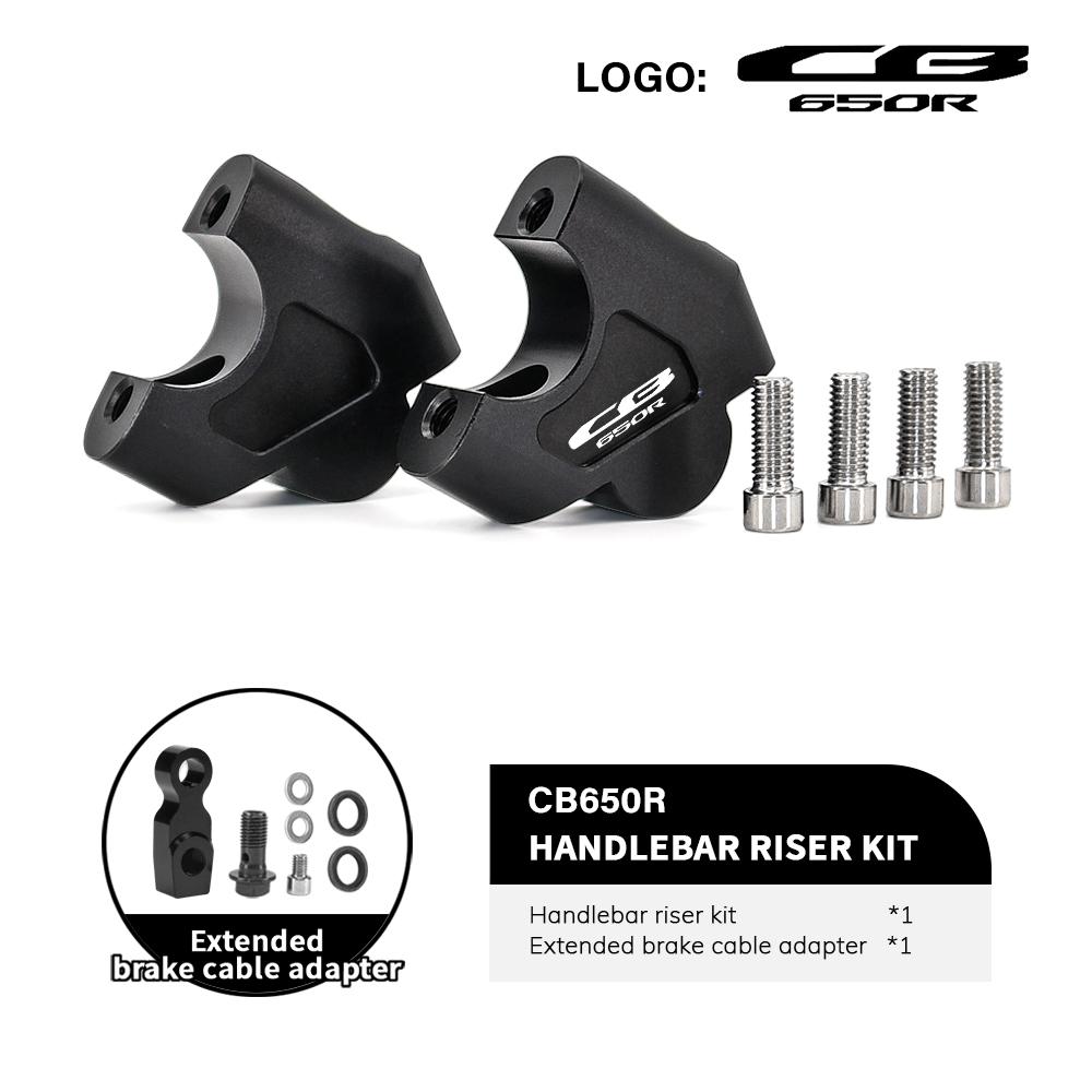 For Honda CB650R CB 650R CB 650 R 2019-2025 Handlebar Riser Clamp Adapter Handle Bar Height Lift Mount Motorcycle Accessories