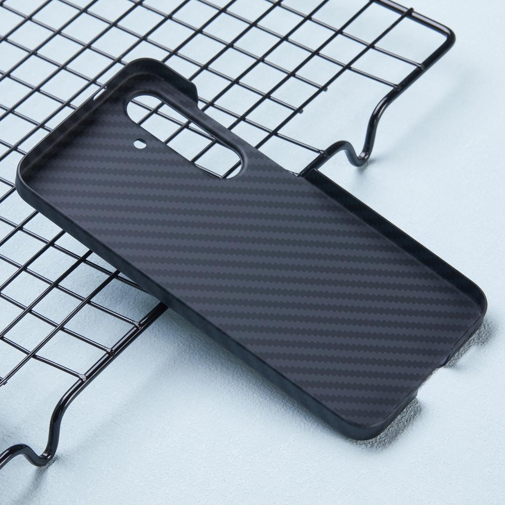 X-LEVEL pre Samsung Galaxy S24 Puzdro na telefón Textúra karbónových vlákien PC Zadný kryt