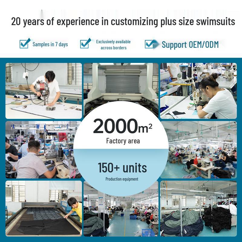 2024 Floral Plus Size One-Piece Swimsuit for Women - Skirt Style