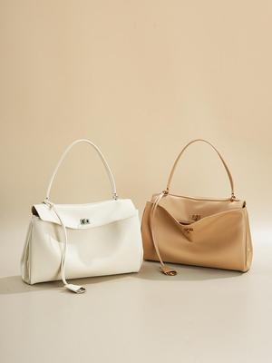 Bolsa de mão em couro Rodeobag, bolsa de ombro única transversal, bolsa tote de alta qualidade feminina de grande capacidade para o dia a dia