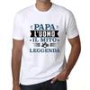 Unisexs T Shirt Papa Luomo Il Mito La Leggenda Eco Friendly Limited