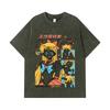 275 GSM Washed T-shirts 100% Cotton Minako Aino Print Unisex Heavy Cotton T Shirt