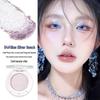 Xixi Silver Moon Highlight Powder: Pearlescent Iridescent Korean-Style Eyeshadow & Face Contour Brightener