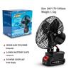 High Wind Portable Rechargeable Electric Fan with Large-Capacity Lithium Battery for Household and Outdoor Camping