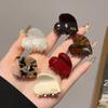 Cute 3.5cm Small Size Hair Claw for Girls Acetate Hair Crabs Heart Shaped Hairclips for Female Hairprins Hair Accessories