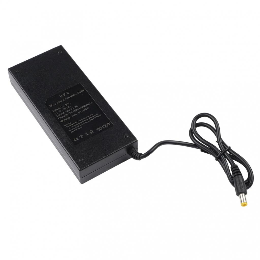Backup Power Supply DC 12V 3A UPS Uninterruptible Power Supply