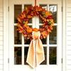 Entryway Wreath Ribbon Tie, Polyester Holiday Accent for Fall Gatherings, Thanksgiving Display and Classroom Use