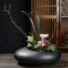 Creative Chinese Style Flower Arrangement Ware Ceramic Flowerpot Flower Vase Bonsai Floral Accessories Jianshan Tool Home Decora