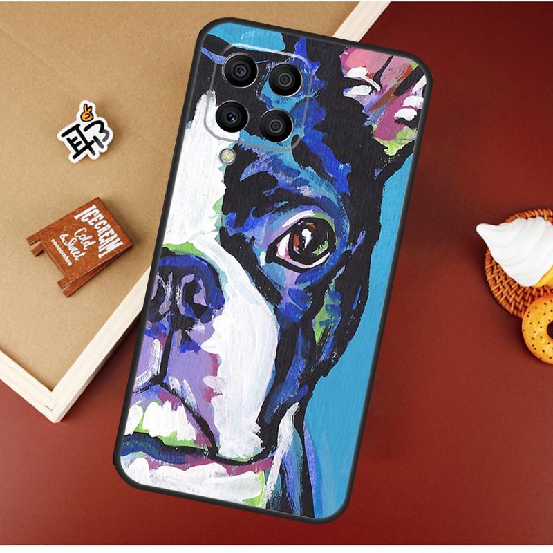 

Boston Terrier Dog Case For Samsung Galaxy M55 M35 M15 M56 M36 M16 M06 M31 M13 M33 M53 M12 M32 M52 M14 M34 M54 Samsung M32 4G