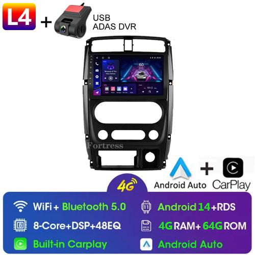 9" Auto android 12 Car Multimedia For Suzuki Jimny 2005-2019 2Din Navigation GPS 4G Carplay Wirerless Car AutoRadio Video Player