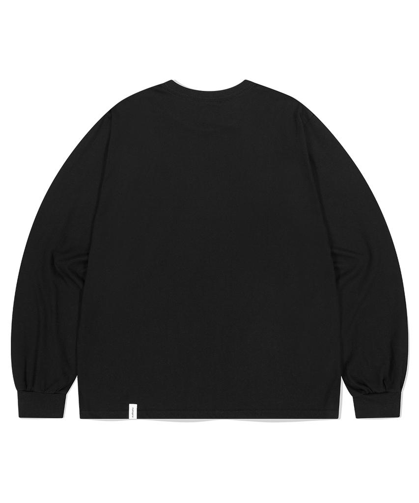 MAHAGRID It’S Time To Ls Tee Black(Mg2Efmt564A)