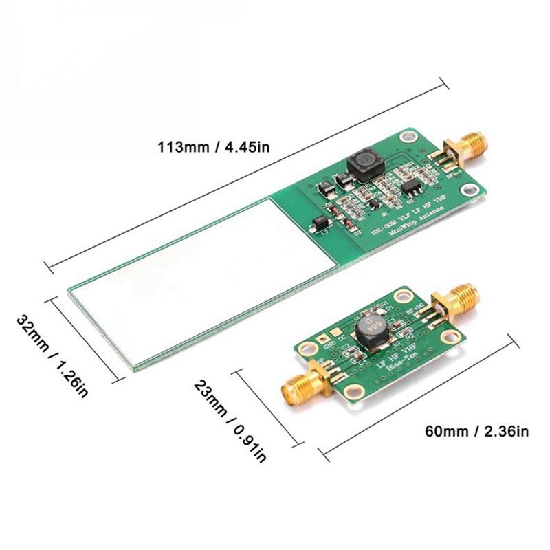 Mini Whip Medium And Short Wave SDR Active Antenna RTL SDR Electrical Receiver Electronic Components Active Antenna Promotion