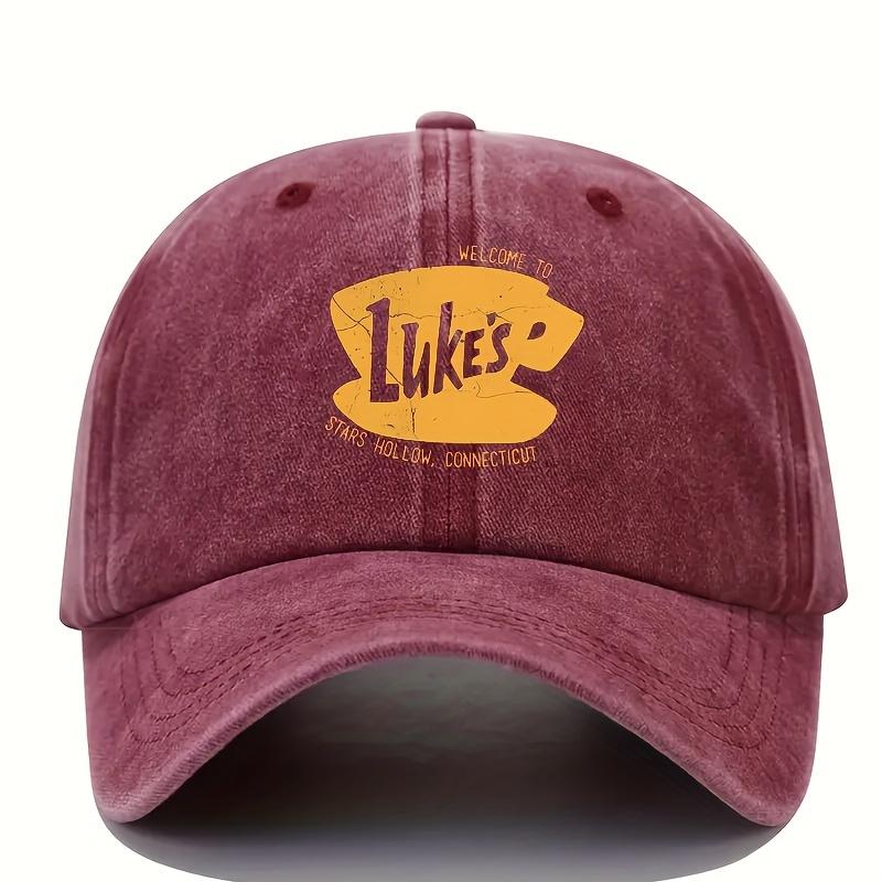 

LukeS Vintage Washed Baseball Cap Adjustable Strap Breathable Hat for Outdoor Sports Hiking NonElastic Fit One Size