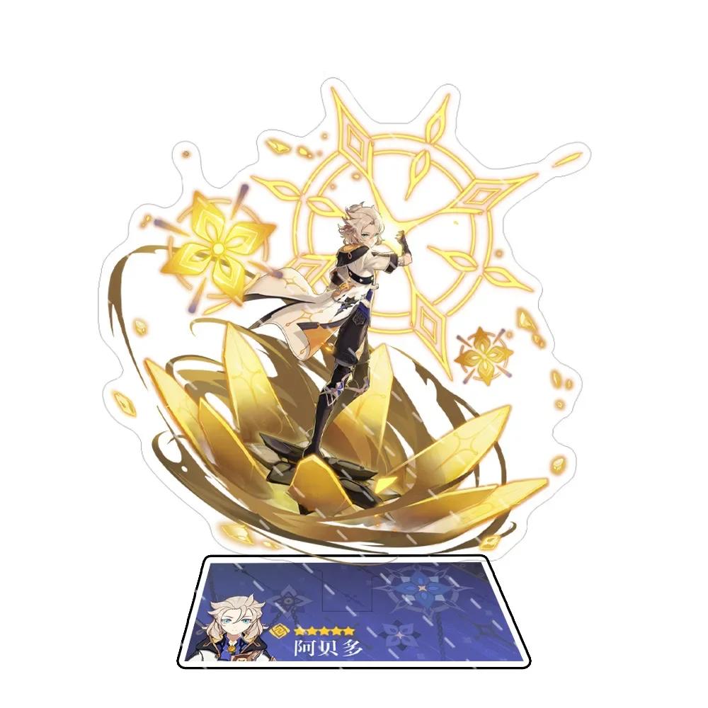 Anime Figure Impact Wanderer Nahida Cyno Yelan Acrylic Stand Model Plate Desk Decor Standing Sign Fans Gift