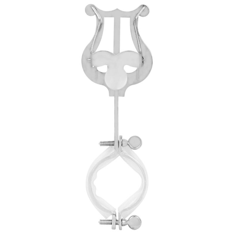 Portable Music Stand Clarinet Lyre Music Clip Stainless Steel Clarinet Music Holder for Bands and Beginner Practice 1