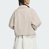 Adidas Tech Premium Woven Jacket Water-Resistant Casual Loose Jacket Women Jacket Beige JJ1111