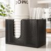 Wall Mounted Paper Cup Holder 3 Compartments Straw Organizer Coffee Cup Dispenser  Home Office
