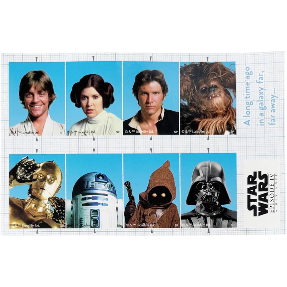 Small Planet Star Wars Episode 4 Photo Style Sticker 10x15 cm