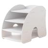 Creative File Rack Multi-Layer Thickened and Large-Capacity A4 Paper Storage Rack Office Desktop Folder Storage Box Shelf Fashion File Finishing Rack