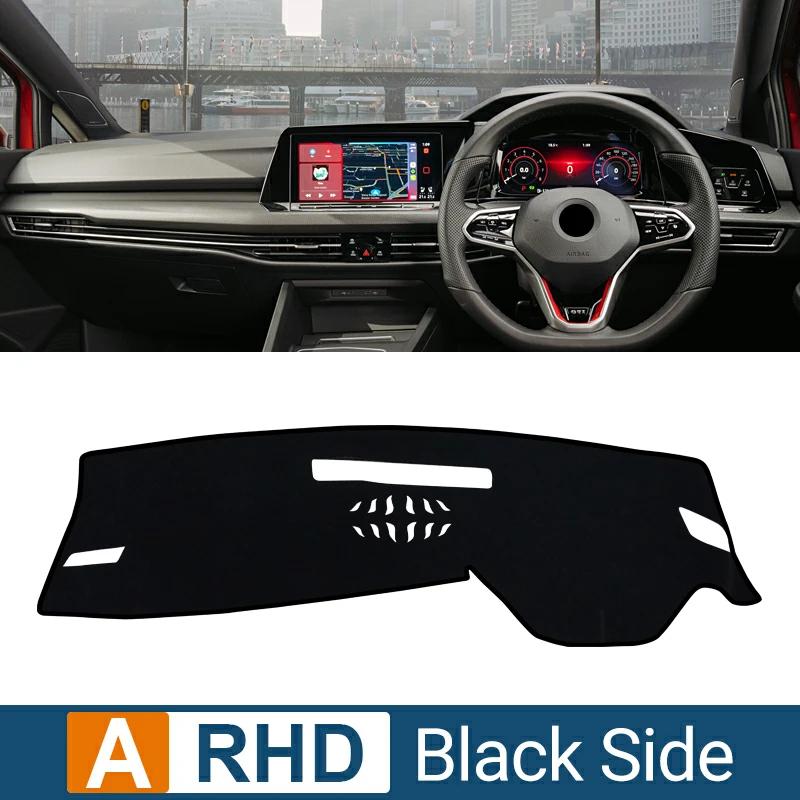 For Volkswagen VW Golf 8 MK8 R GTI -2025 2024    Car Dashboard Mat Sun Shade Non-slip Dash Covers Accessories