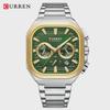 CURREN Quartz Watch Men Luxury Calendar Waterproof Business Wristwatch Luminous Big Dial Fashion Man Watch