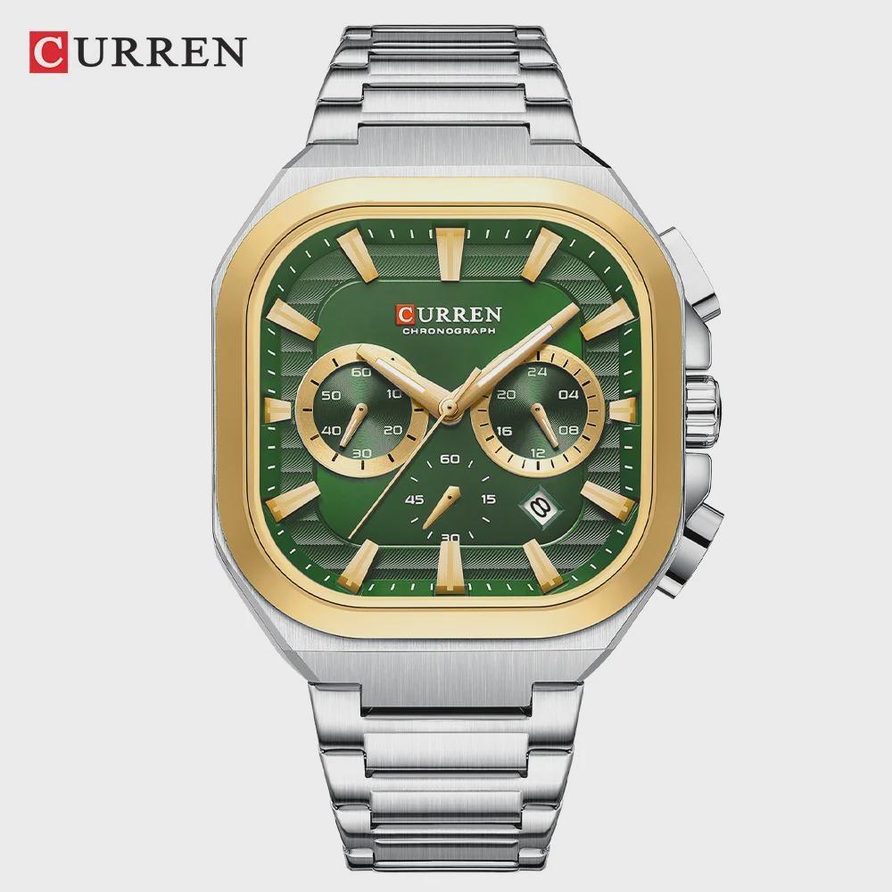 CURREN Quartz Watch Men Luxury Calendar Waterproof Business Wristwatch Luminous Big Dial Fashion Man Watch