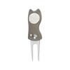 Metal Golfs Divot Tool Golfs Divot Repair Tool with Magnetic Golfball Marker and Button Foldable Metal Green Tool