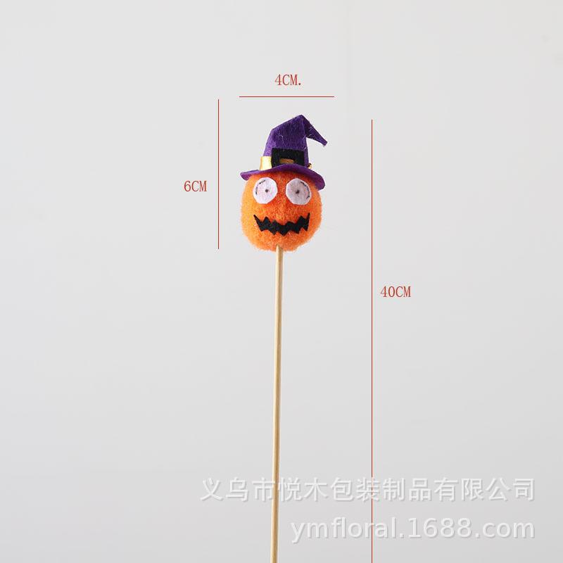 Simulation Pumpkin Model Halloween Decoration Prop DIY Accessories Desktop Ornament