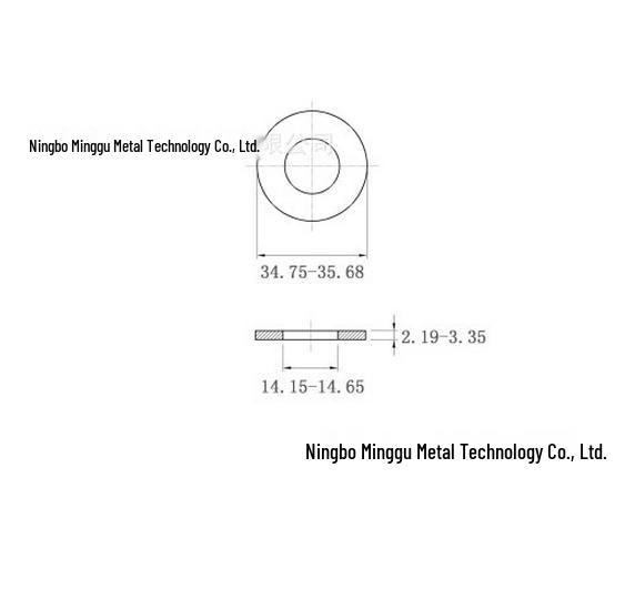 1/2 Inch 316 Stainless Steel Narrow Type Flat Washer, Large SAE/USS Flat Washer