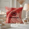 Sheraton Hotel Cushion Cover Anti-dustmite Pillowcase Invisible Zipper Silky Short Plush Sofa Cushion Cover