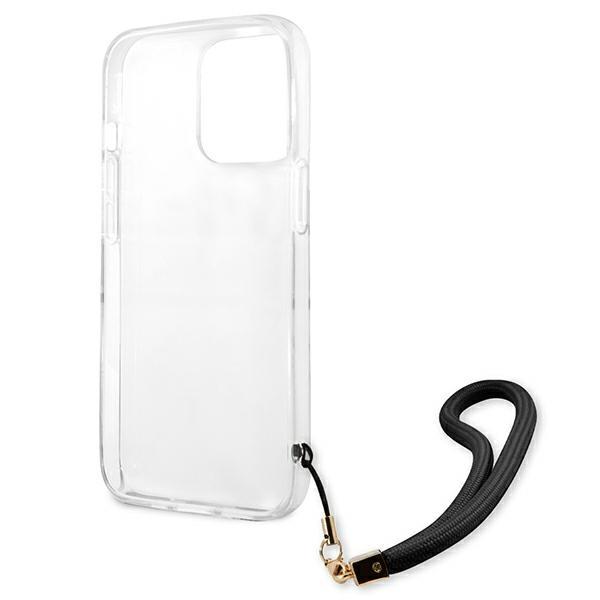 Guess Guhcp13Lkcabbk Iphone 13 Pro / 13 6,1 Czarny/Black Hardcase Camo Strap Collection